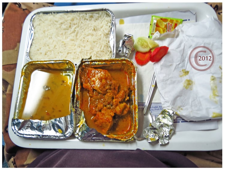 Food Served in Train